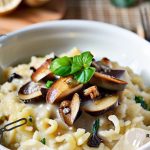 Risotto recepten: Risotto met champignons en truffelolie