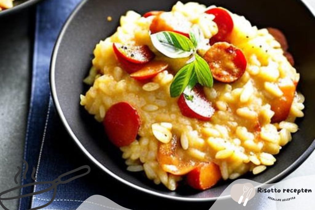 Risotto met chorizo en witte wijn