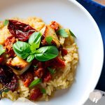 Risotto recepten: Risotto met kip en zongedroogde tomaten