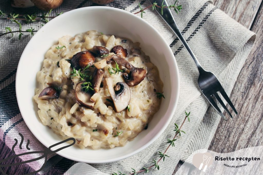 Risotto recept champignons